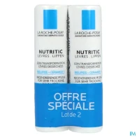 La roche posay nutritic levres soin stick 4ml7 x2 | Aesiel
