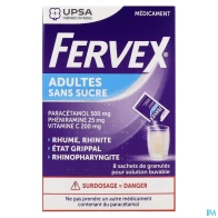 Fervex adultes sans sucre granules sachet 5g 8 | Aesiel