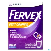 Fervex adultes sans sucre granules sachet 5g 8 | Aesiel