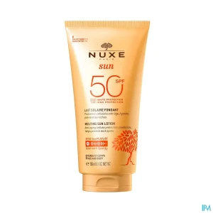 Nuxe sun lait fondant haute protection spf50 tube 150ml | Aesiel