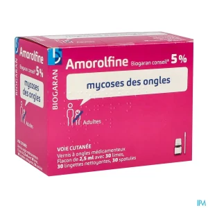 Amorolfine biogaran conseil 5% vernis ongles 2ml5 | Aesiel