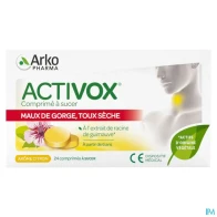 Arkopharma activox comprime a sucer citron 24 | Aesiel