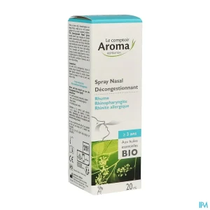 Le comptoir aroma spray nasal decongestionnant bio 20ml | Aesiel